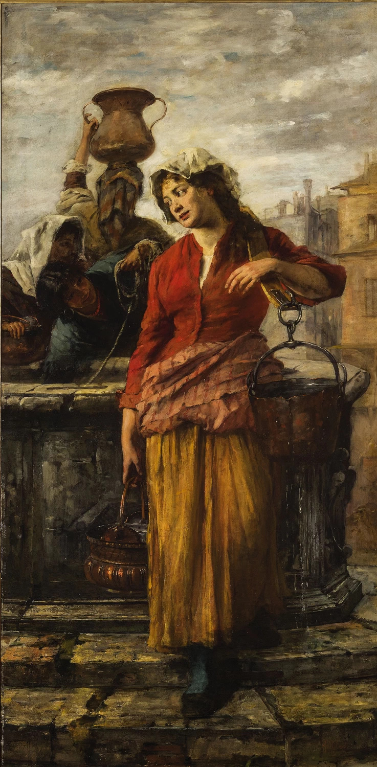 Ragazze alla fonte a Venezia